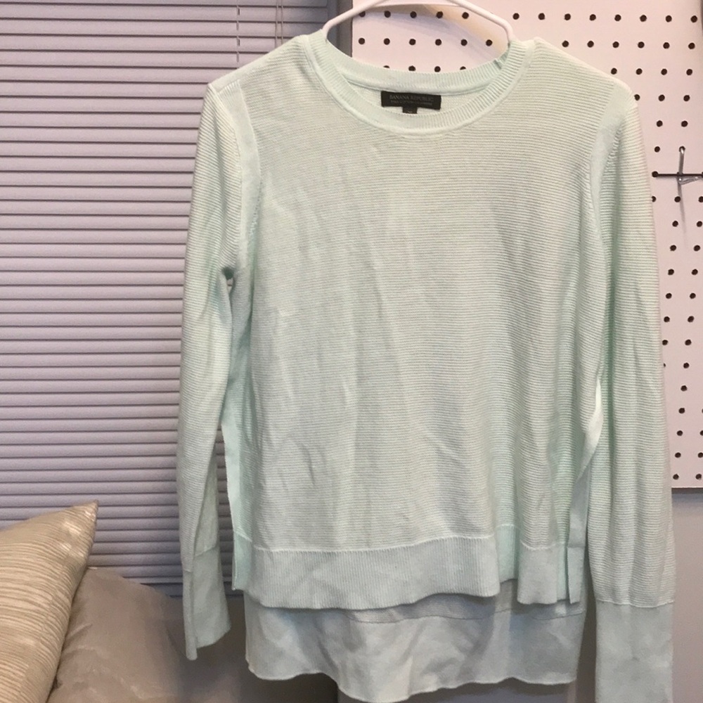 Pima cotton cashmere banana republic sweater